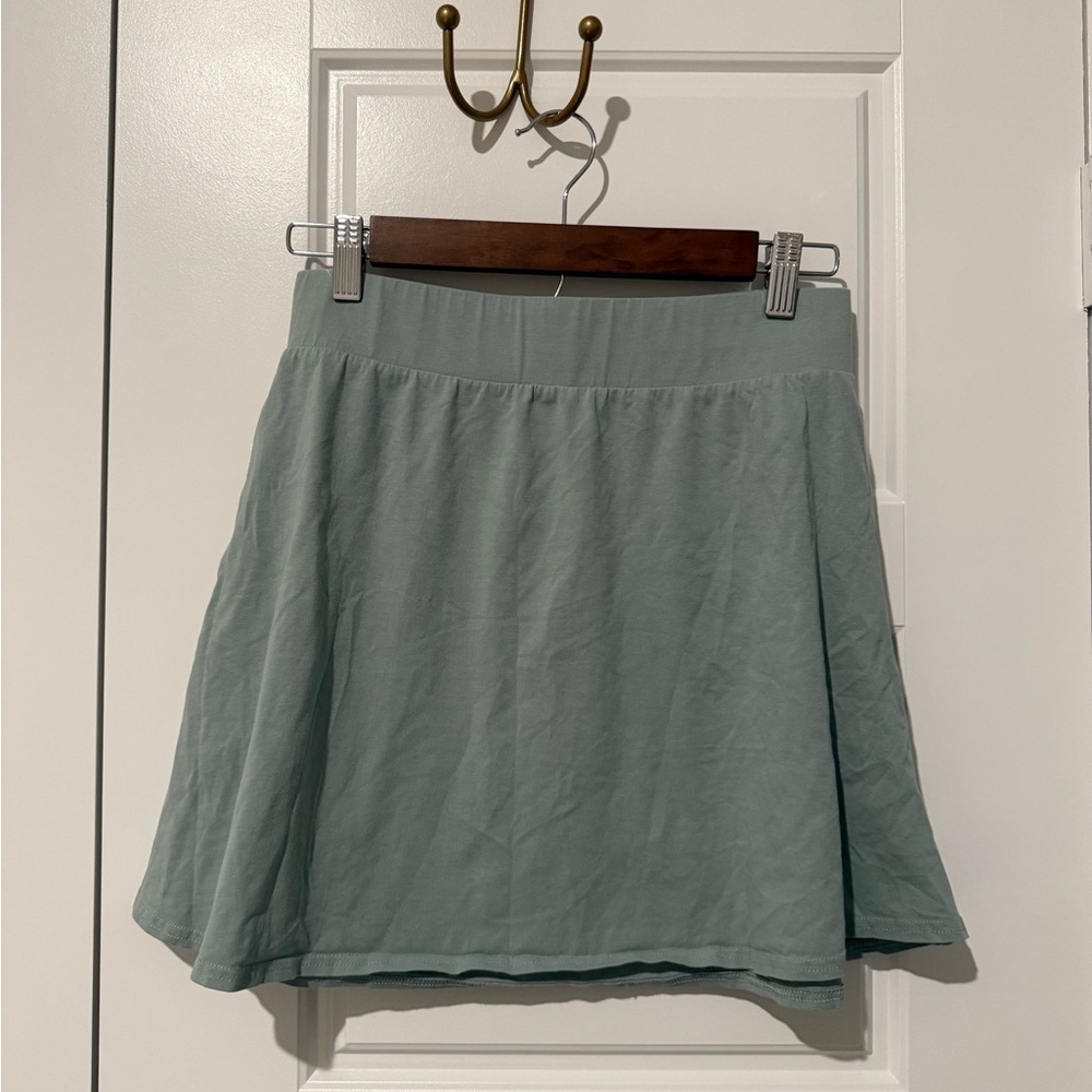 Pact Light Sage Mini Skirt